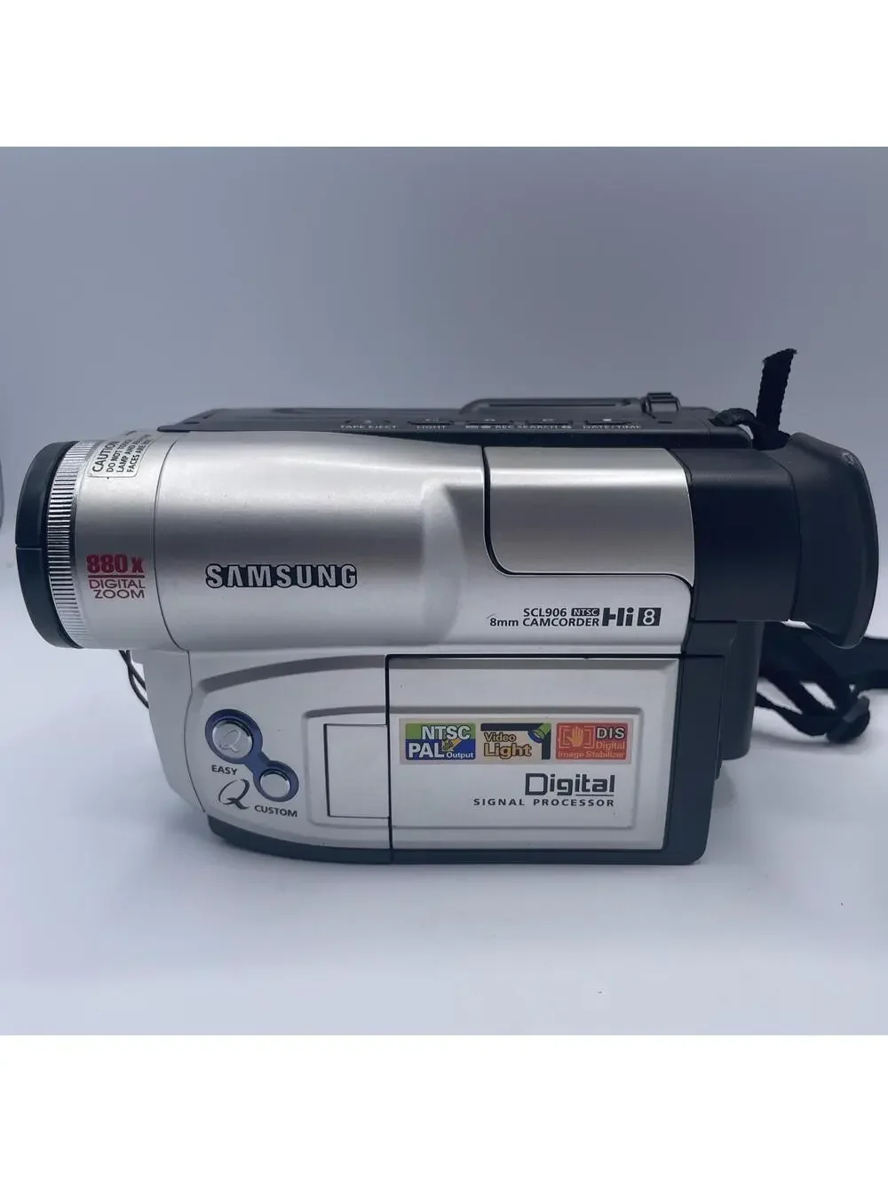 Samsung SCL906 Hi8 NTSC 8mm Camcorder W/O Charger! Parts Only Untested